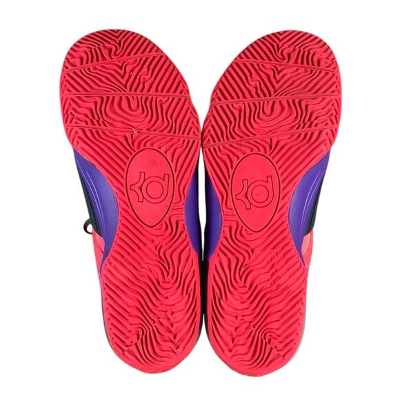 NIKE KD VII Hyper Punch Purple Sneakers 7Y Vintage Mesh Athletic Stylish Sporty - Picture 11 of 12